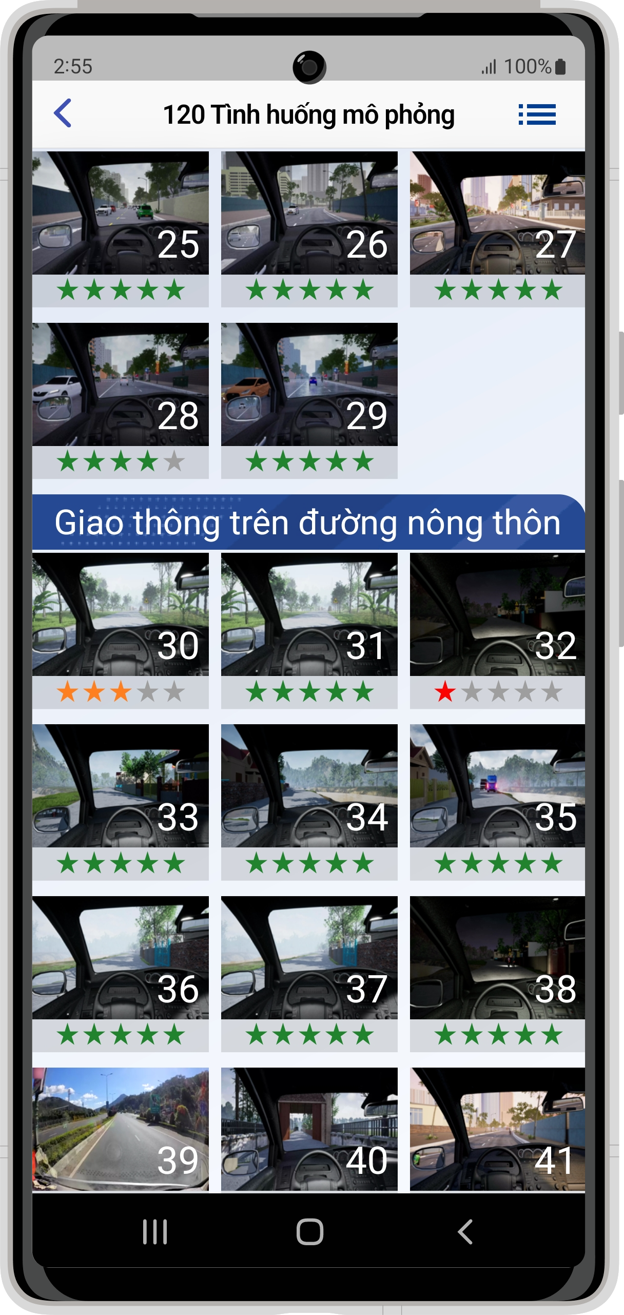 120 tình huống mô phỏng giao thông